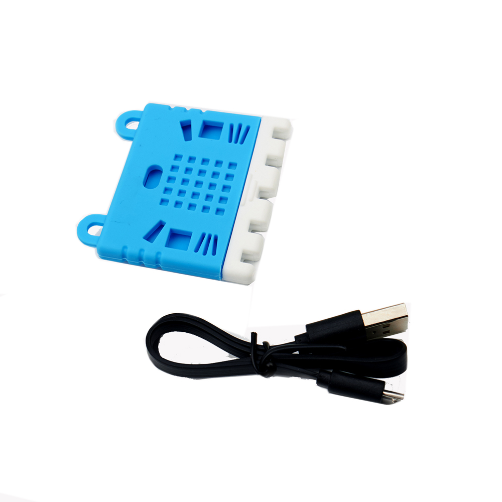 2Pcs Blue Color Cute Pattern Silicone Protective Case for Micro:bit Expansion Board DIY Part 11