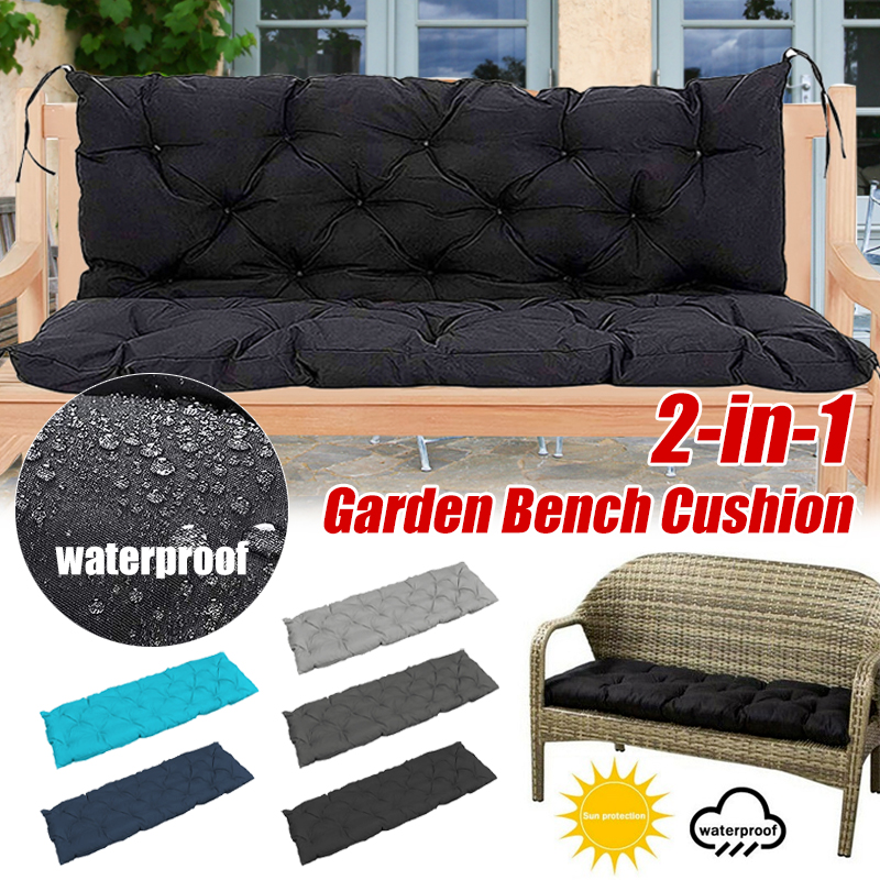 Multi-color Garden Bench Seat Cushion Backrest Waterproof Outdoor Terrace Seat Pad Tatami Long Cushion