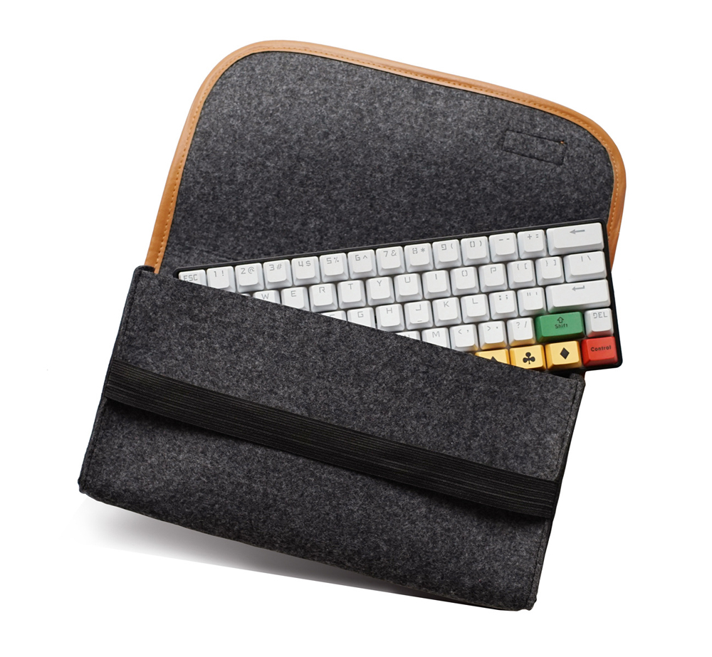 Felt Keyboard Storage Bag Dustproof Carrying Bag for 61 87 104 Key Mechanical Keyboard 9