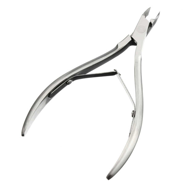 Professional Nail Tool Exfoliate Dead Skin Remover Scissors Cuticle Nipper Silver Stainless