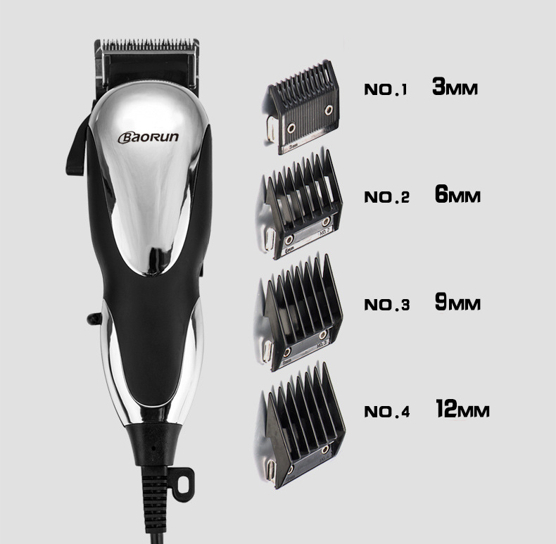 BaoRun F2 Pro Electric Hair Clipper Beard Shaver Trimmer Grooming Sharp Blade Low Noise 220V