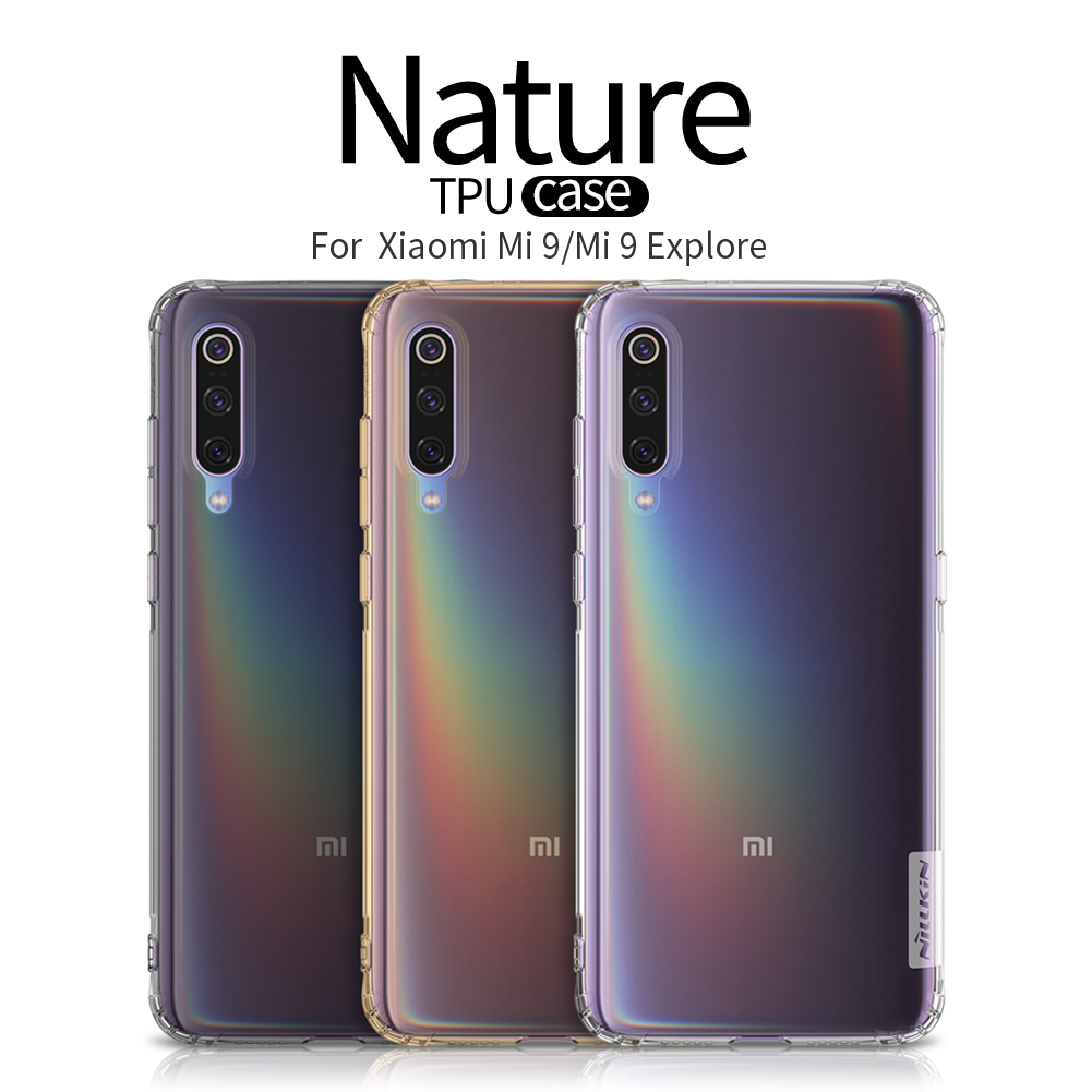 Nillkin Nature Transparent Soft TPU Protective Case For Xiaomi Mi9 / Mi 9 Transparent Edition  Non-original