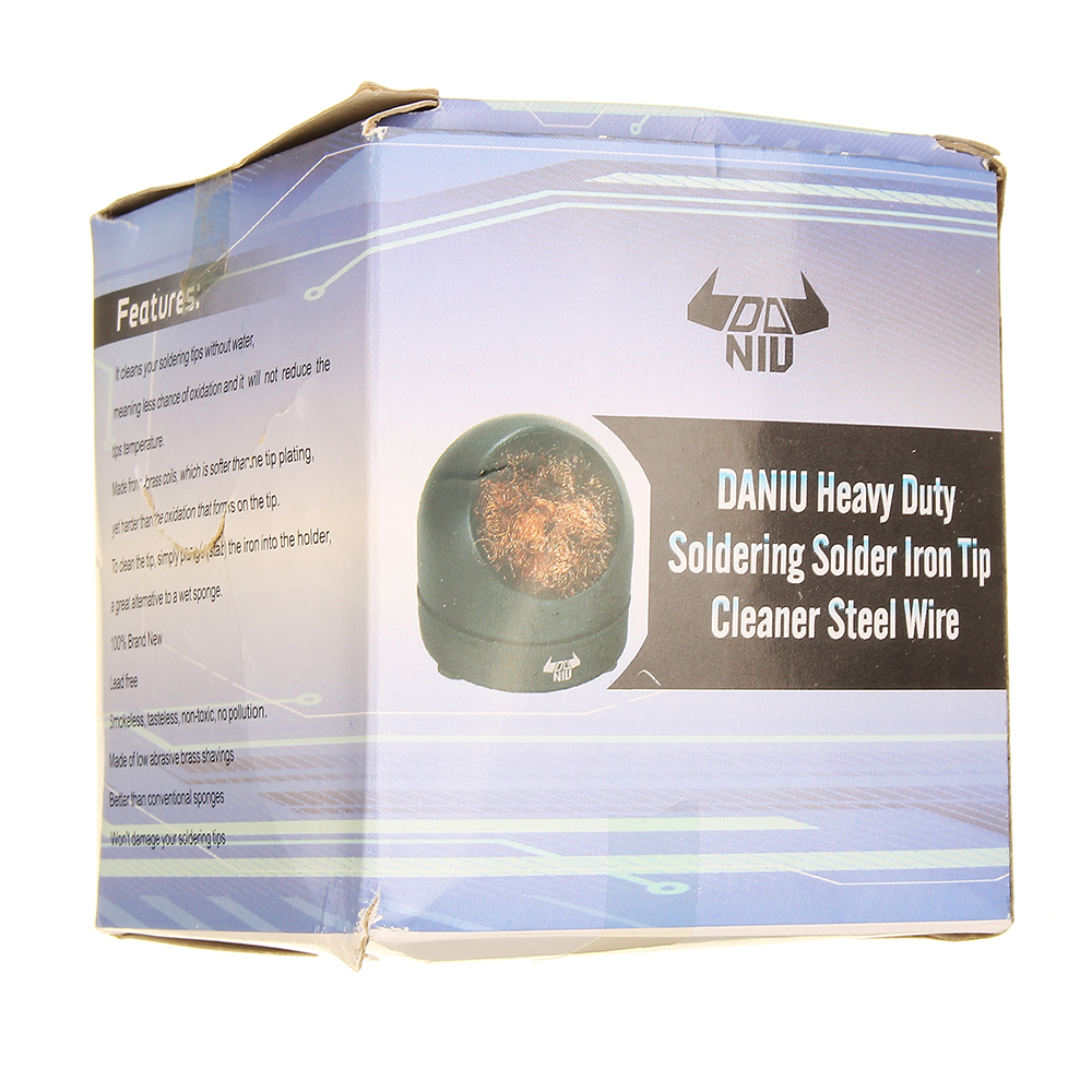 DANIU Heavy Duty Soldering Solder Iron Tip Cleaner Steel Wire 40