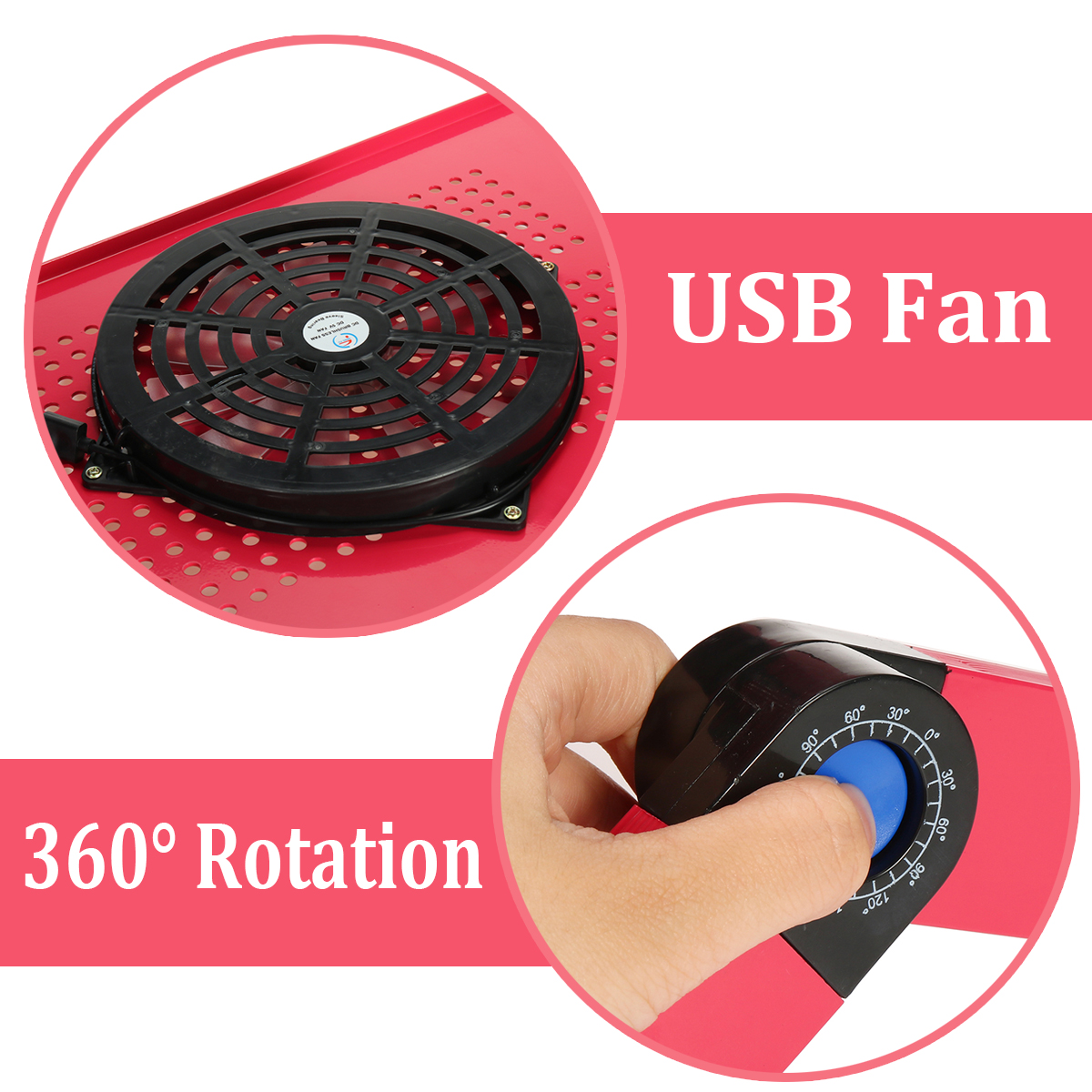 Adjustable Laptop Stand Desk Notebook Bracket Fan Cooling Pad Game Notebook Base with Mouse Board for below 17