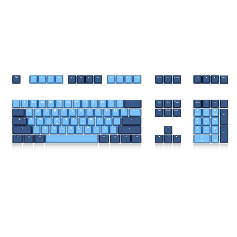 

Akko X Ducky Ocean Star 108 Key OEM Profile PBT Keycap Keycaps Set for Mechanical Keyboard