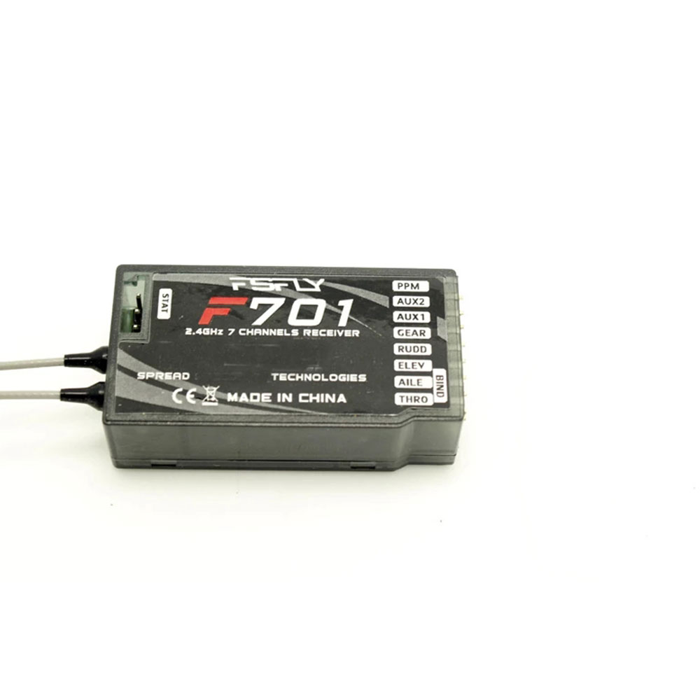 F701 2.4GHz 7CH Ultra Long Range PPM DSMX/DSM2 RC Receiver for JR Spektrum DX6I DX7 DX9 Transmitter
