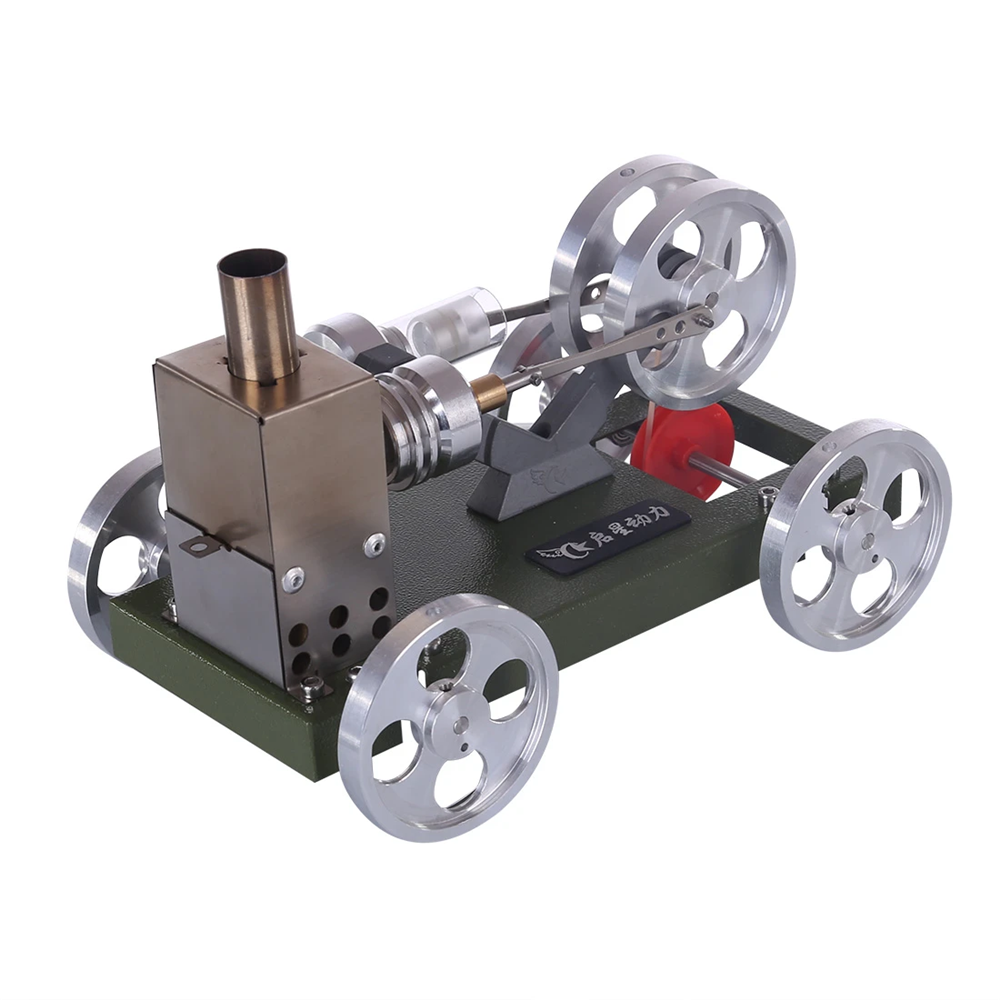 DIY Stirling Engine Full Metal Car Assembly Model Toys Educational Toys - Photo: 6
