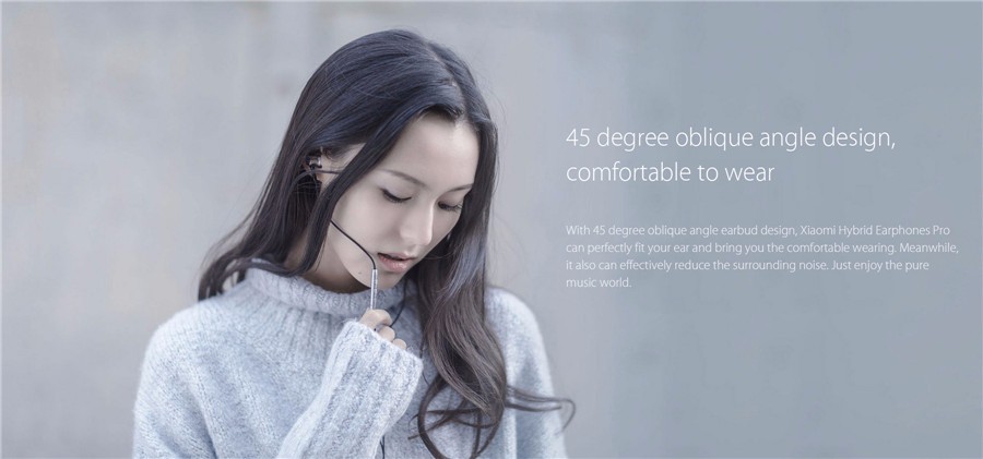 Original Xiaomi Hybrid Pro Three Drivers Graphene Earphone Headphone With Mic For iPhone Android 17