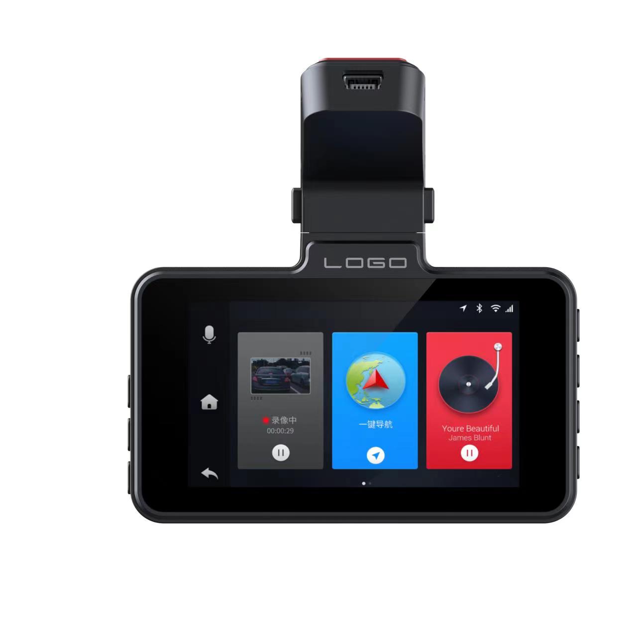 3 Inch 1080P HD Dash Cam Car DVR Supports Dual-lens Front + Rear Double Recording Reversing Images