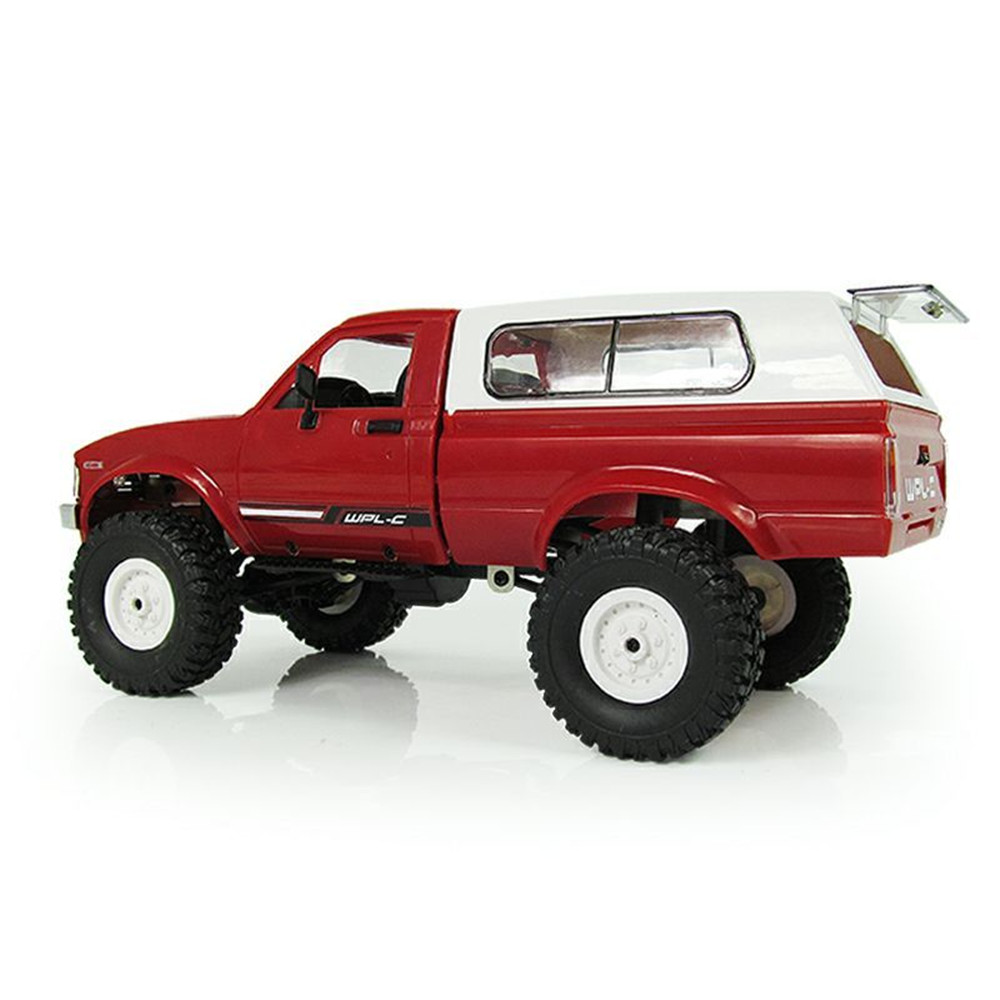 WPL C-24 1/16 4WD 2.4G Military Truck Buggy Crawler Off Road RC Car 2CH RTR Toy Kit - Photo: 11