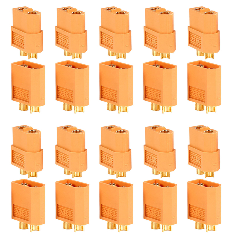 10Pairs/20pcs XT60 Plug Male Female Bullet Connectors For RC Drone Multirotor FPV Racing Battery