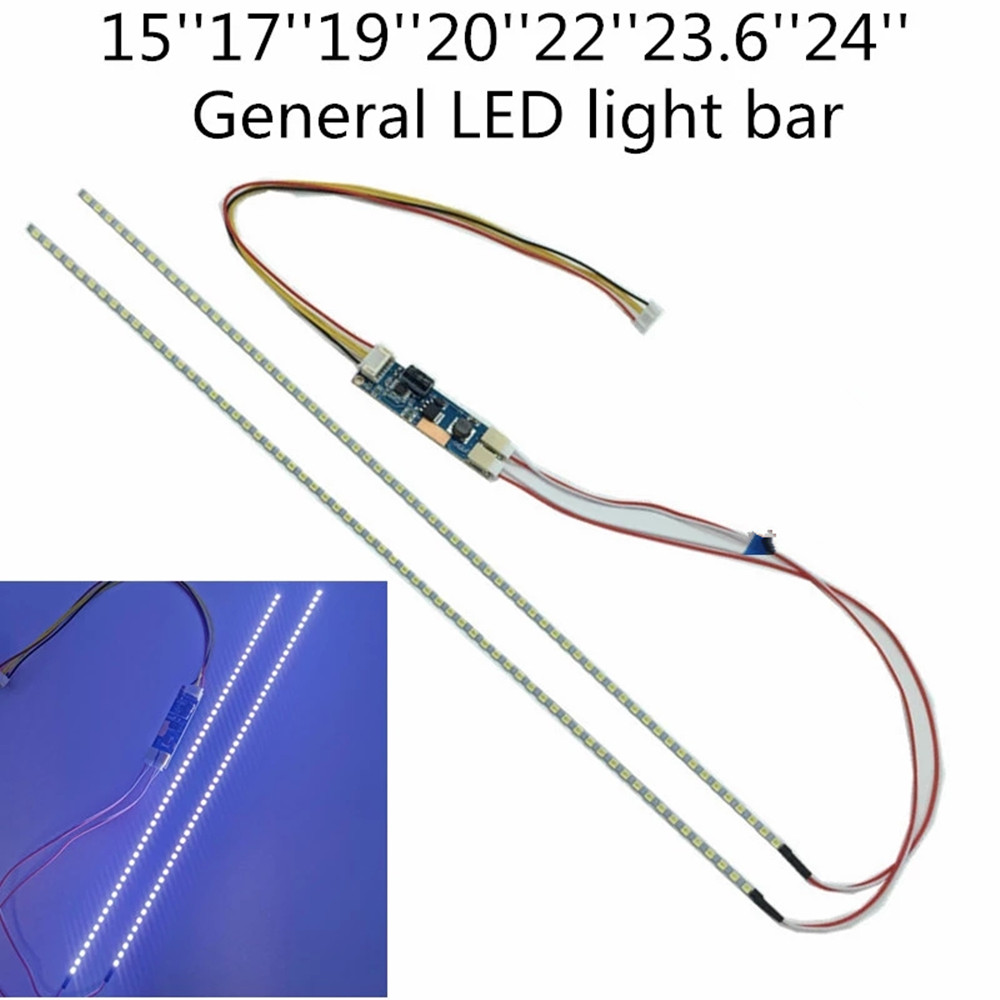 320MM 350MM 388MM 2 LED Lamp Bar Backlight Strip Kit LED Strip Light Update LCD Screen for Monitor