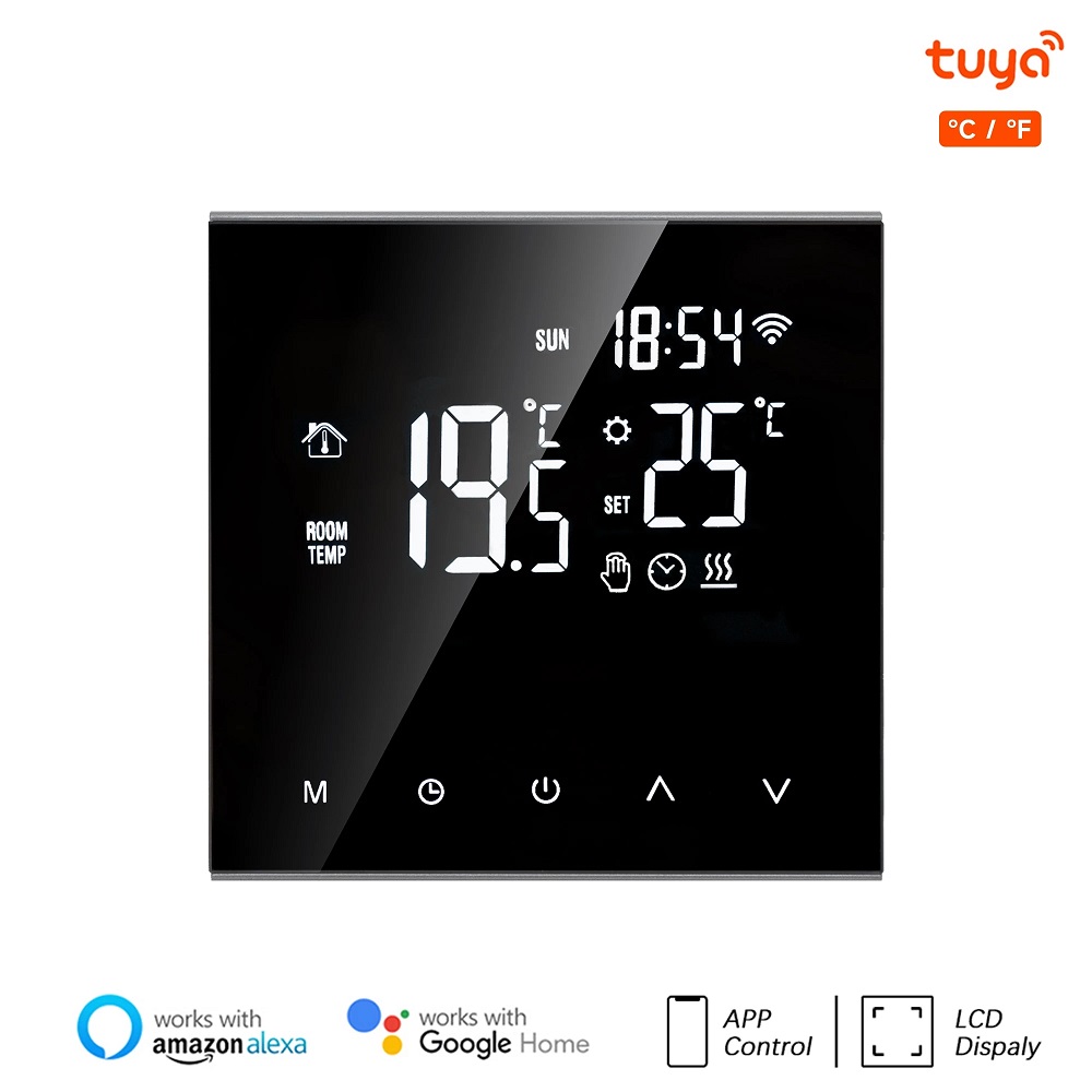 MYUET ME82 Tuya WiFi Smart LCD Display Touch Screen Thermostat for Electric Floor Heating Water/Gas Boiler Temperature Remote Controller