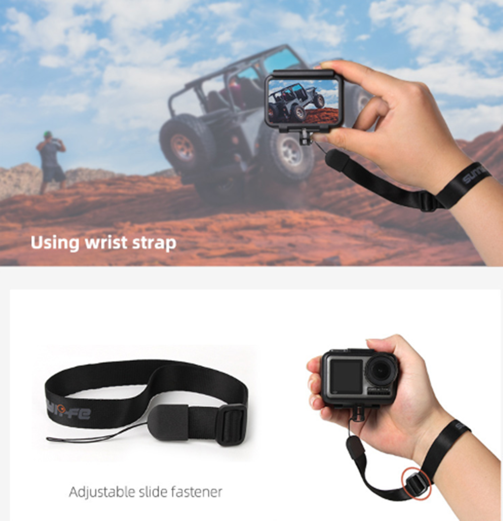 Sunnylife Camera Strap Neck Band Lanyard/Hand Strap for DJI OSMO ACTION Sport Camera Spare Part - Photo: 4