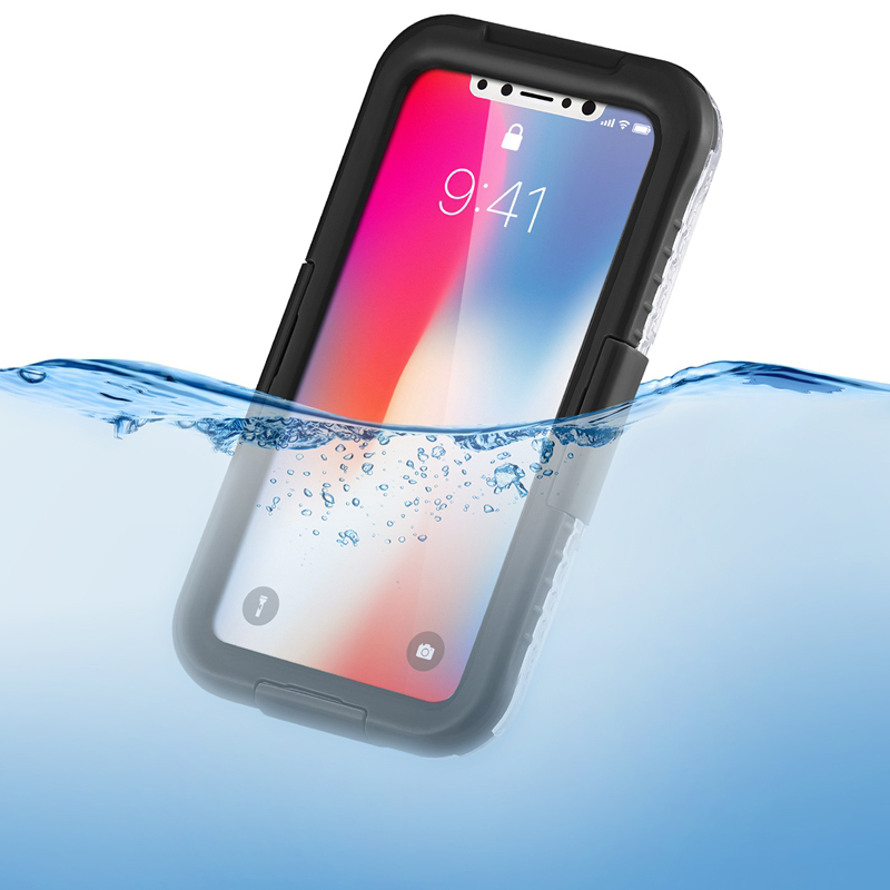 

Bakeey Защитный Чехол Для iPhone X IP68 Сертифицированный Подводный 6m Водонепроницаемы Противоударный Герметик
