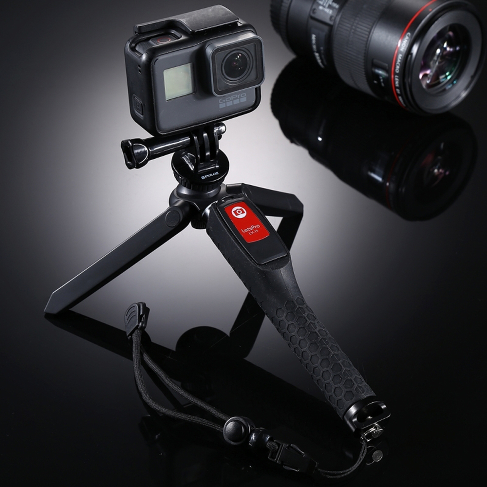 A8 3 In 1 Shutter Remote Mini Tripod Handheld Gimbal Stabilizer W/ Ball Head for Camera Phone Gopro - Photo: 11