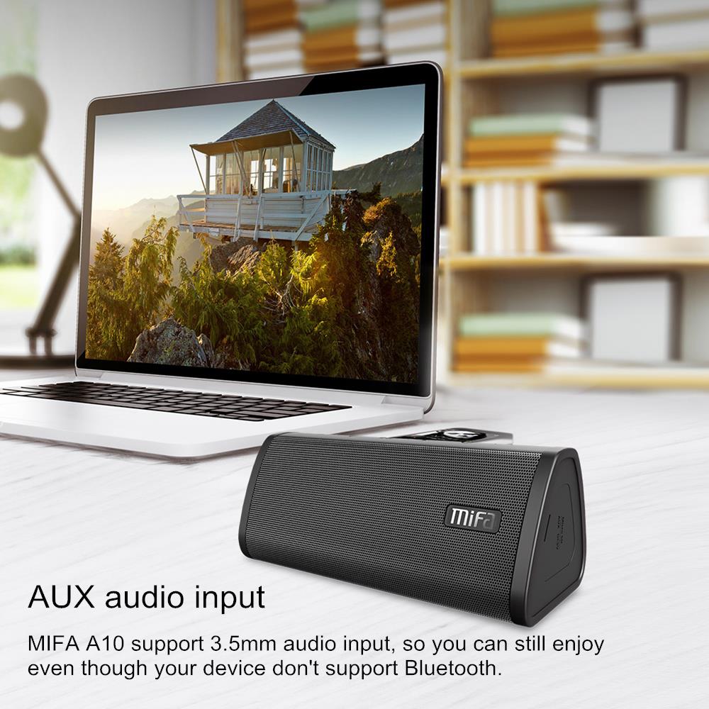 MIFA A10 Bluetooth 4.2 IPX5 Waterproof Bass Speaker Supports TF Card Audio Input 92
