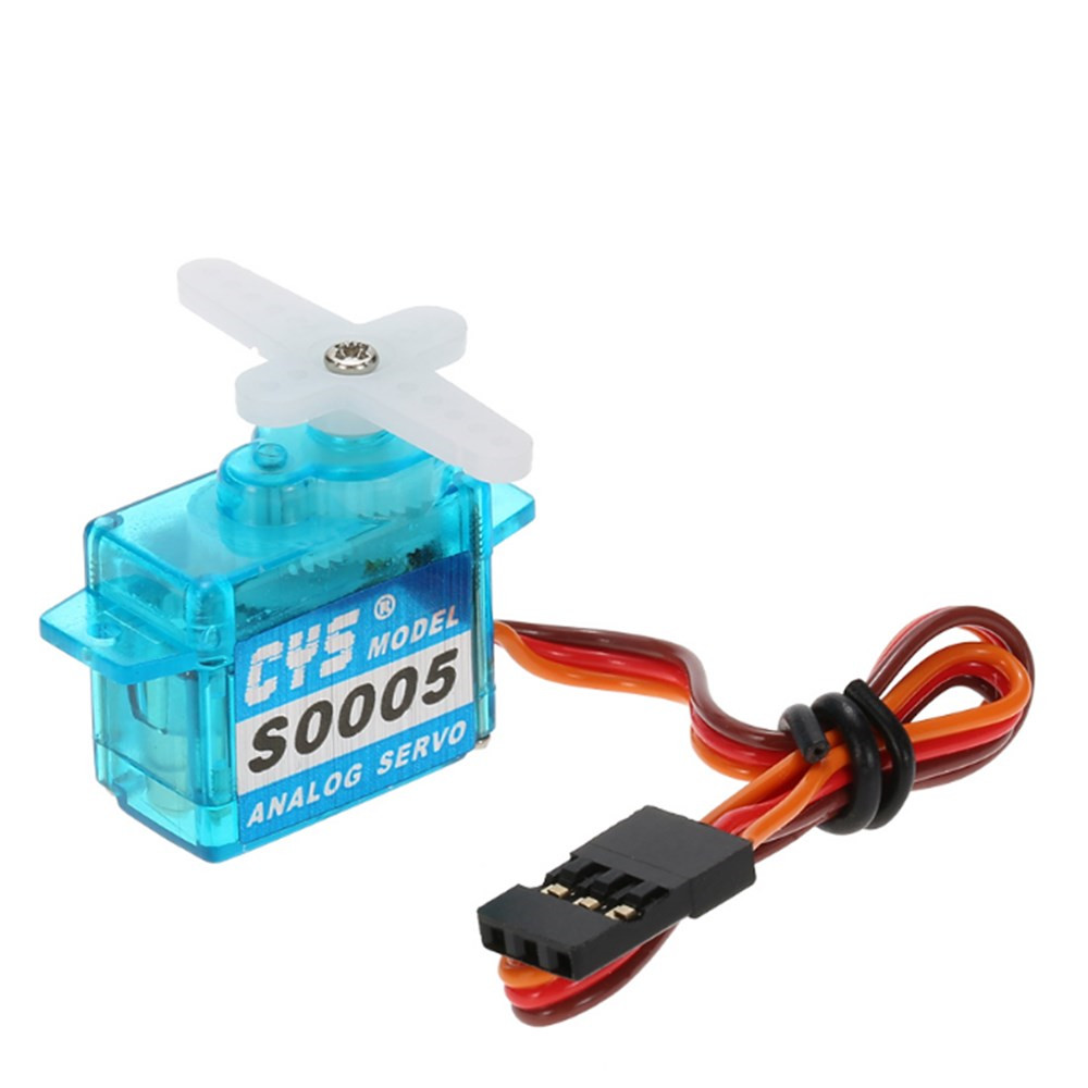 CYS-S0005 5g Light Weight Plastic Gear Micro Analog Standard Servo for RC Fixed-wing Aircraft - Photo: 2