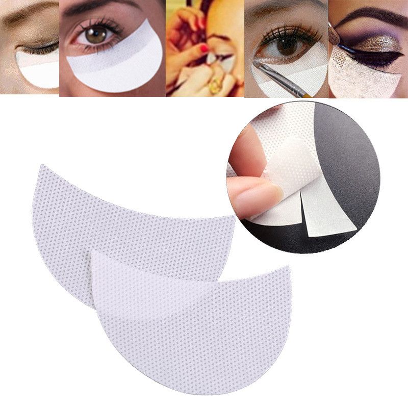 100Pcs Disposable Eyelashes Grafting Isolation Stickers