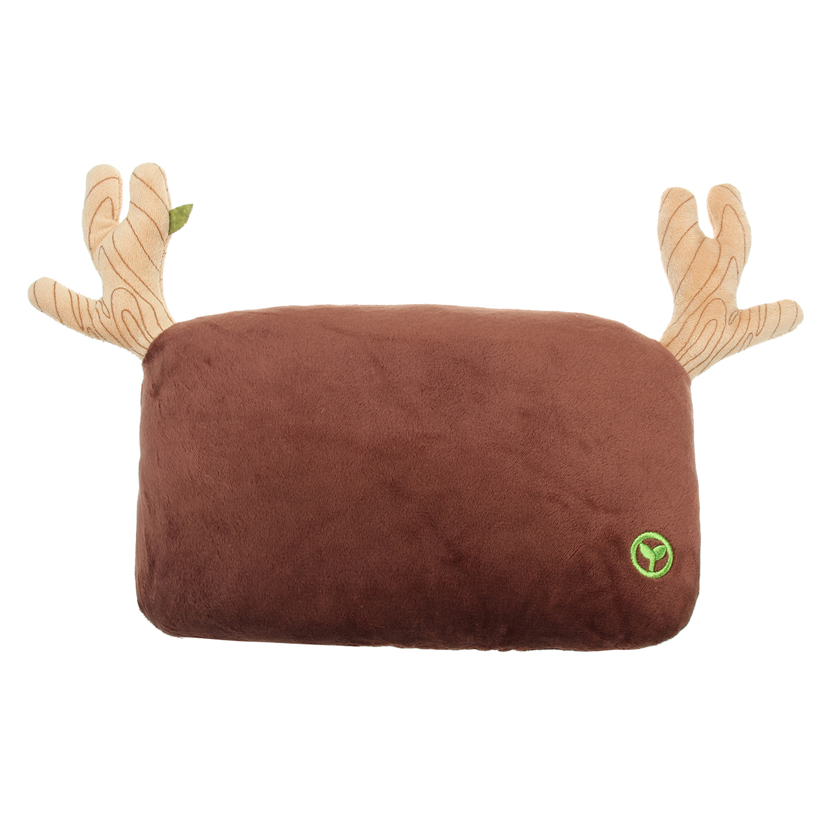 Christmas Deer Antlers Car Seat Headrest Neck Auto Pillow Cotton Cushion 