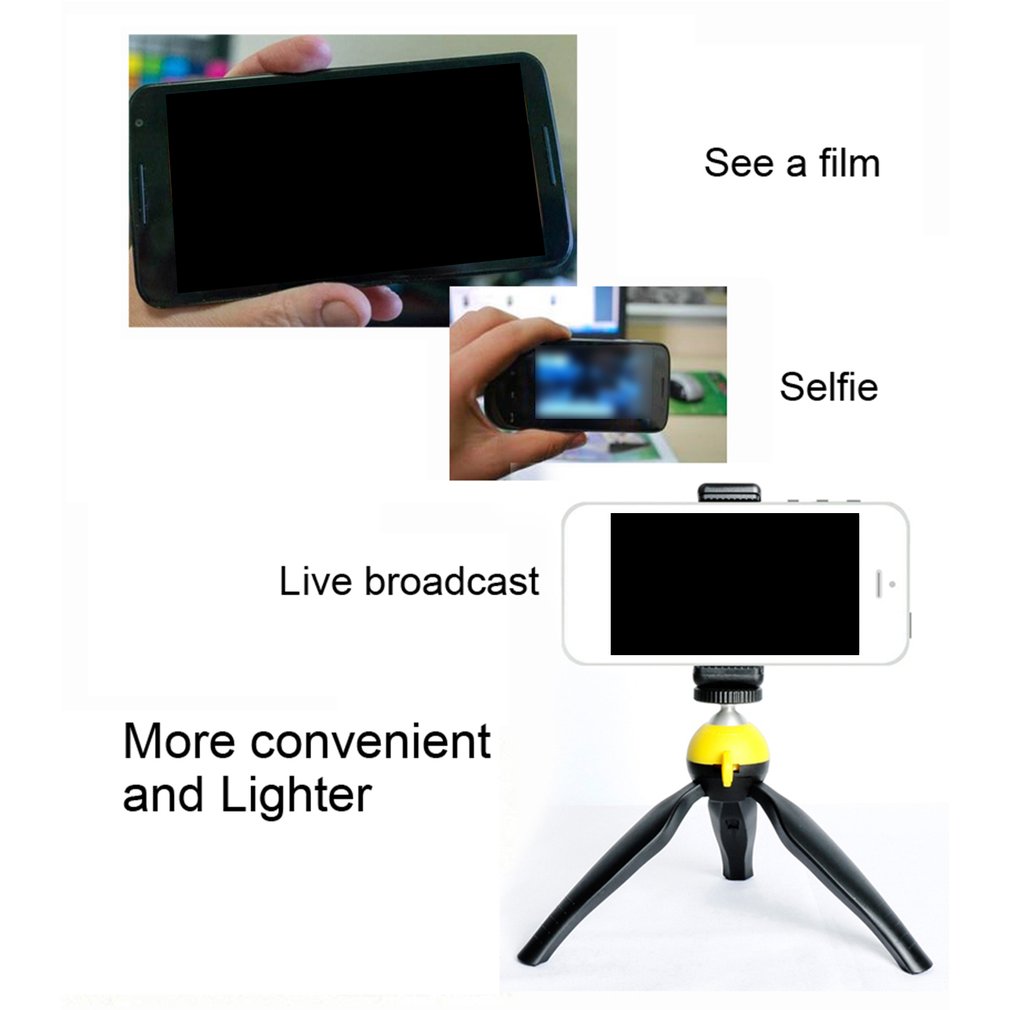 BEXIN MS05 360 Rotation Mini Portable Youtube Live Streaming Desktop Camera Phone Stand Mount Tripod Selfie Sticks