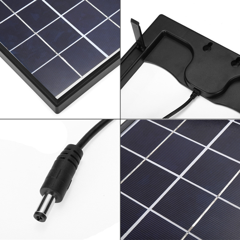6W 6V 266*175*17mm Polysilicon Solar Panel with Cable & Border 9