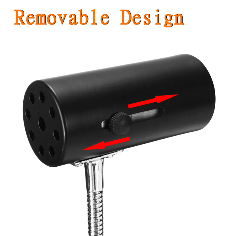 E27 30CM Flexible Reptile LED Light Lamp Holder Bulb Adapter Socket with Clip On Switch AC110-220V