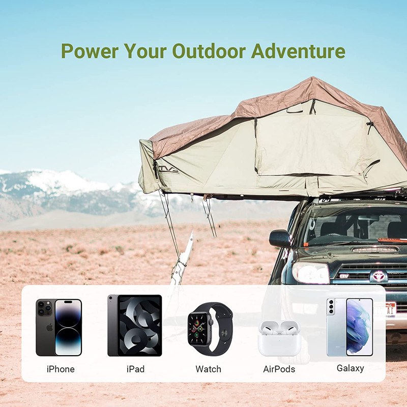 15W ETFE Solar Panel Charger Dual USB Output 5V Battery Charger Camping Solar Panel For Outdoor Car Ship Battery