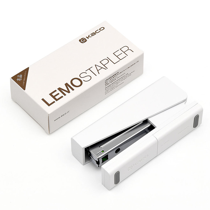 Kaco LEMO Stapler With 100Pcs 24/6 26/6 Staple For Paper Binding Office School Supplies