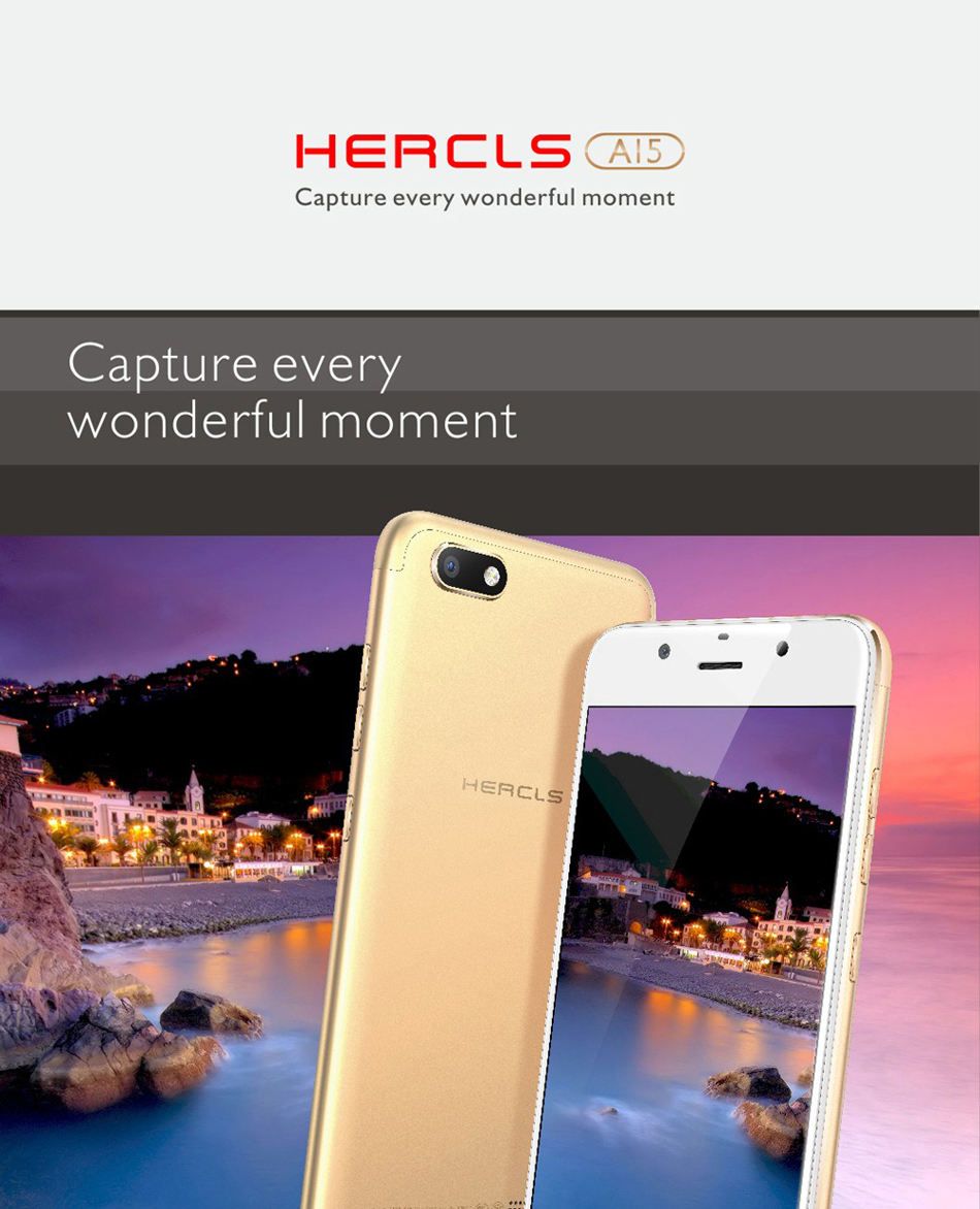Hercls A15 5.2 Inch HD Android 7.0 2600mAh 3GB RAM 32GB ROM MTK6737 Quad Core 4G Smartphone