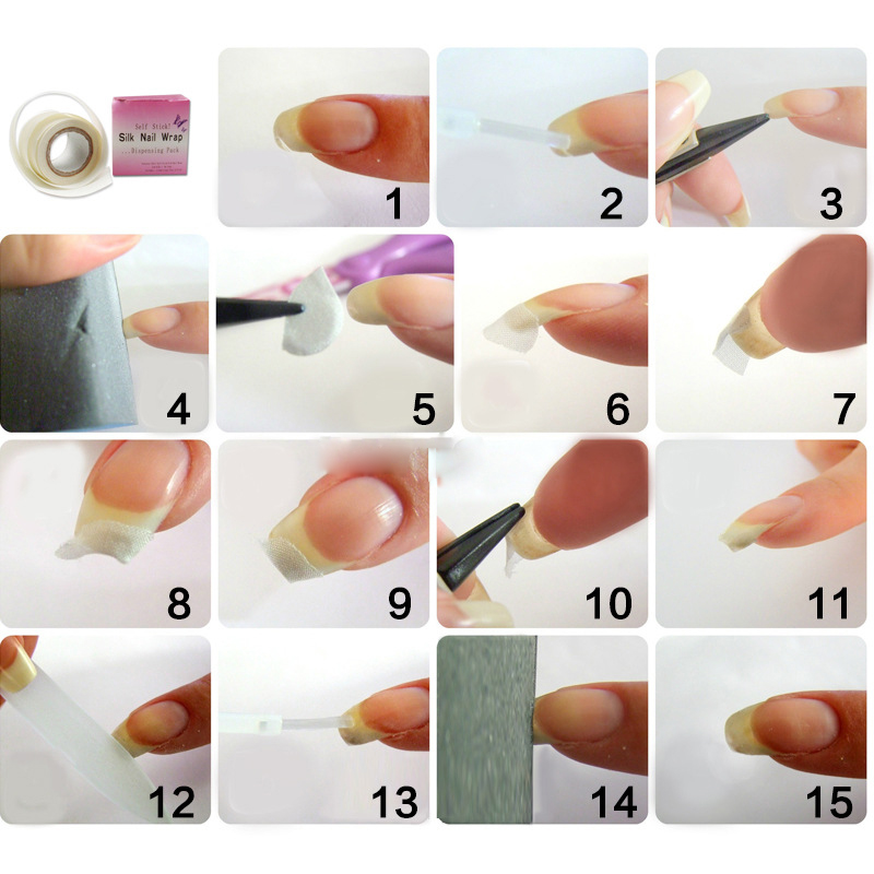 3cm Nail Wraps Self Adhesive Reinforces UV Gel Acrylic Tips Extension Protector Manicure Art Tool