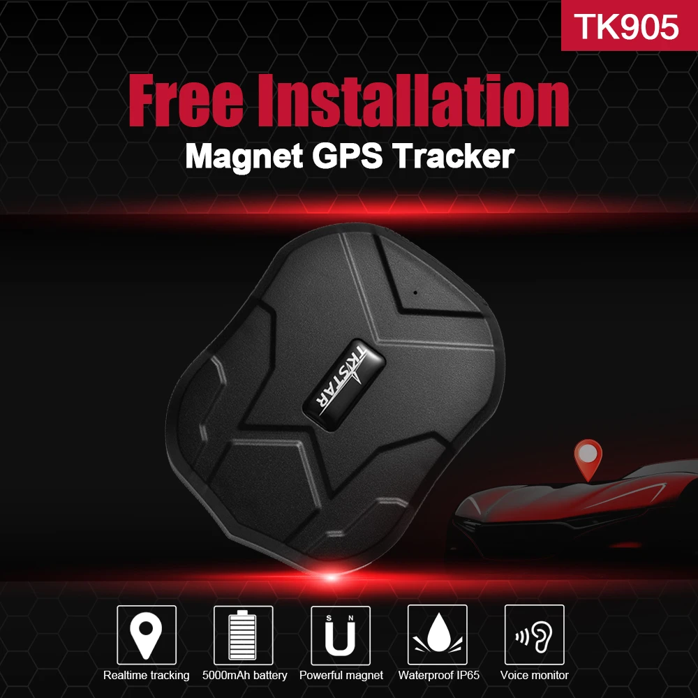 TKSTAR GPS Tracker 5000mAh 90 Days Standby 2G Vehicle Tracker GPS Locator Waterproof Magnet Voice Monitor Sale - Banggood العربية Mobile-arrival