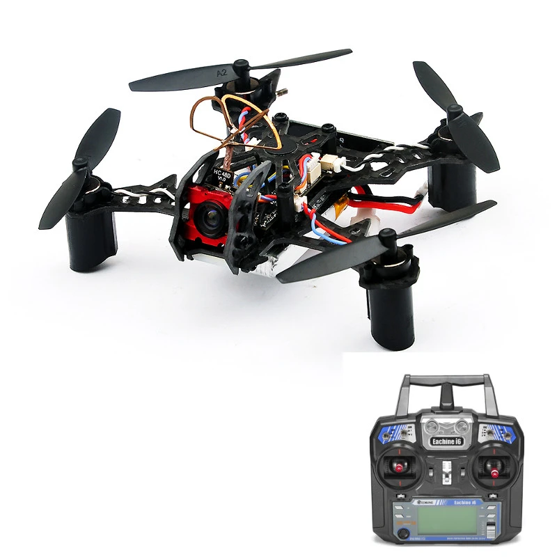 Eachine BAT QX105 105mm Micro FPV LED RC Racing Drone Quadcopter w/ AIOF3 OSD Eachine i6 Transimittervs RTF
