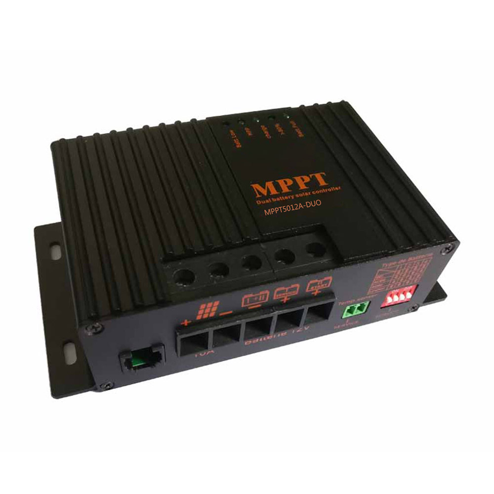 MPPT5012A-DUO-BT MPPT 12A 12V Solar Charge Controller APP Solar Regulator For Solar Panel Charger