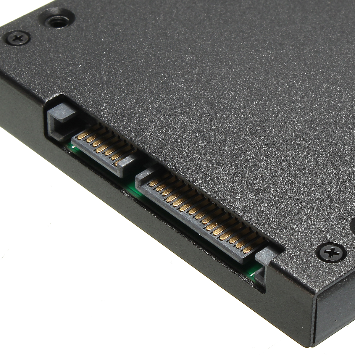 Micro SATA 1.8" to 2.5" SATA HDD Hard Drive Card Converter Adapter HDD Hard Disk Metal Case 9