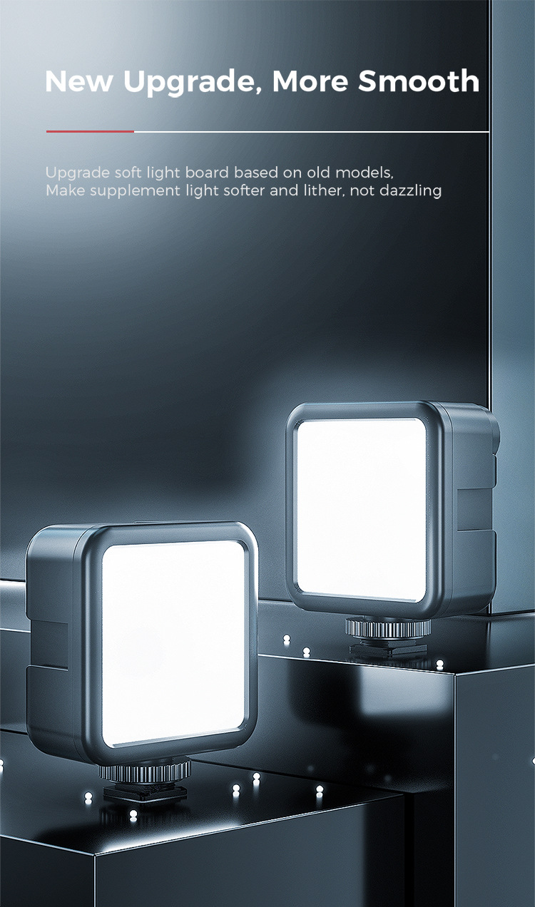 Ulanzi VIJIM V-Light Mini Portable LED Soft Light Fill Light Bulit-in 2000mAh LiPo Battery For Camera Vlog
