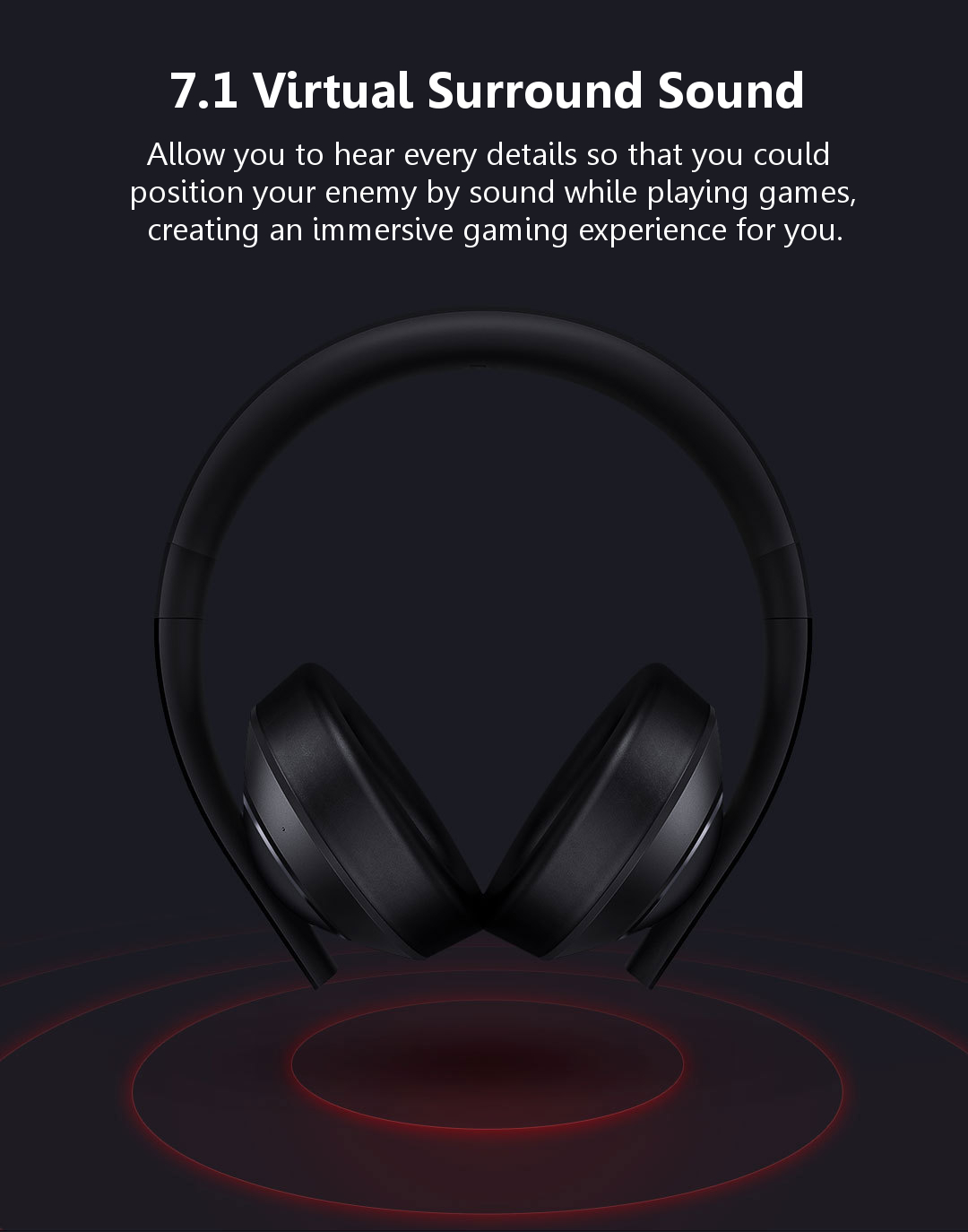 Original Xiaomi Grephene Gaming LED Headphone With Double Mics Noise Reduction Heavy Bass Stereo
