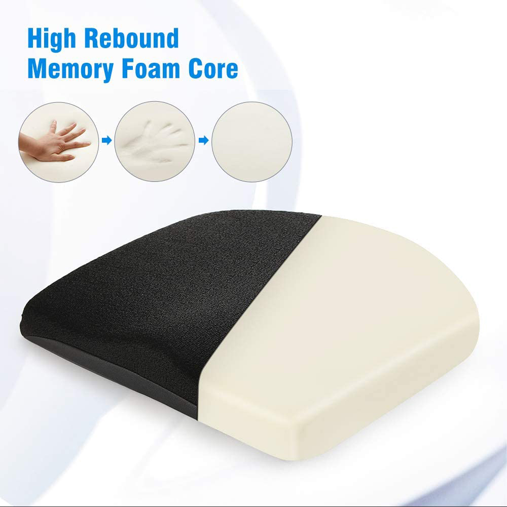 Tsumbay Memory Foam Cushion Car Home Office Heightened Cushion With Handle Washable Cover