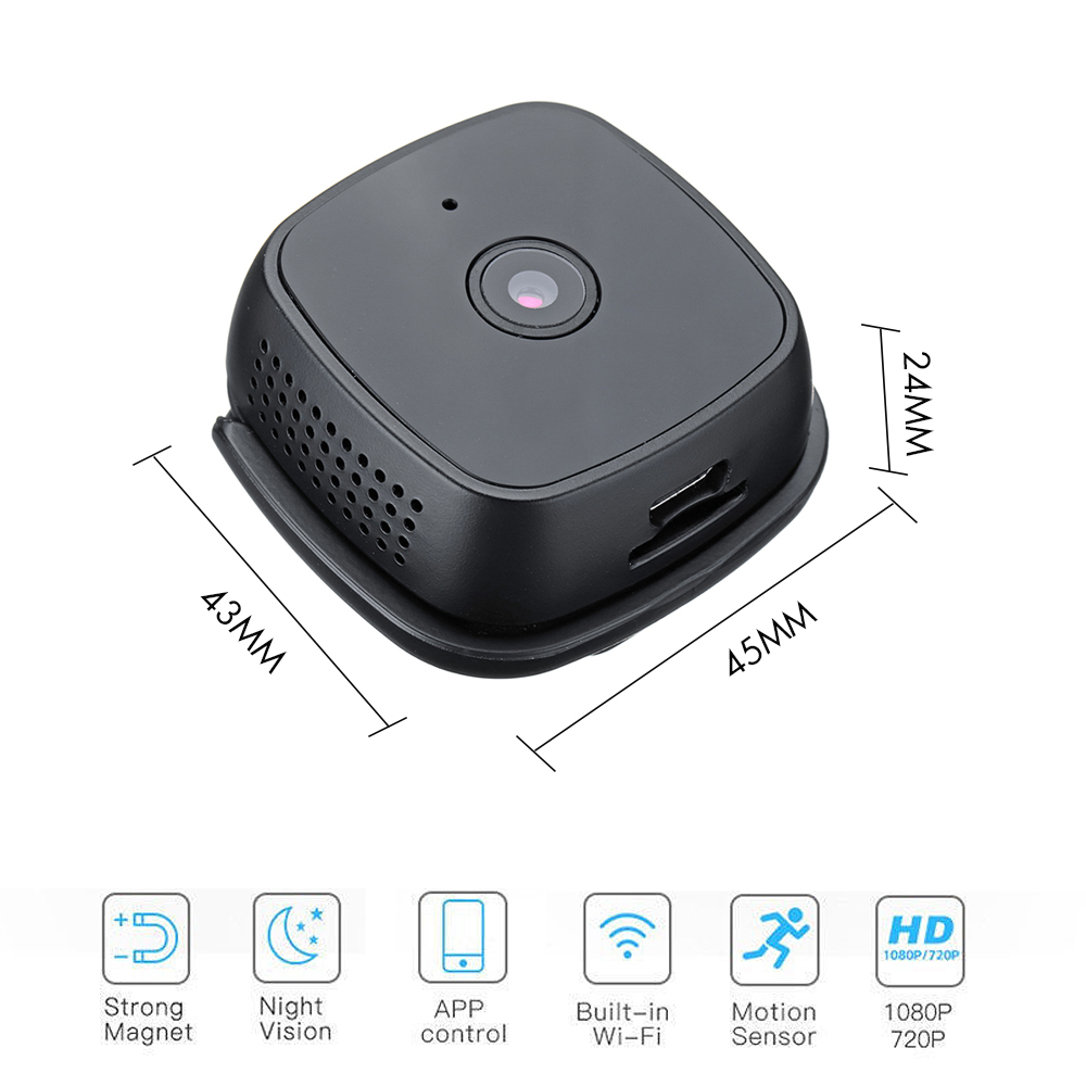 Mini C9 WIFI HD 360° IP Camera Smart Home Security Camcorder Night Vision 15