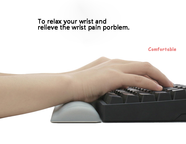 440mm*55mm Anti-Slip Wrist Rest Keyboard Mouse Pad For 104 Keys Keyboard For Mechanical Keyboard 10