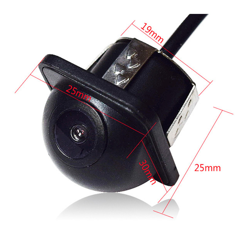 12V 170° Small Straw Hat Car Reversing Camera Waterproof Dedicated HD Night Vision Rear View Surveillance