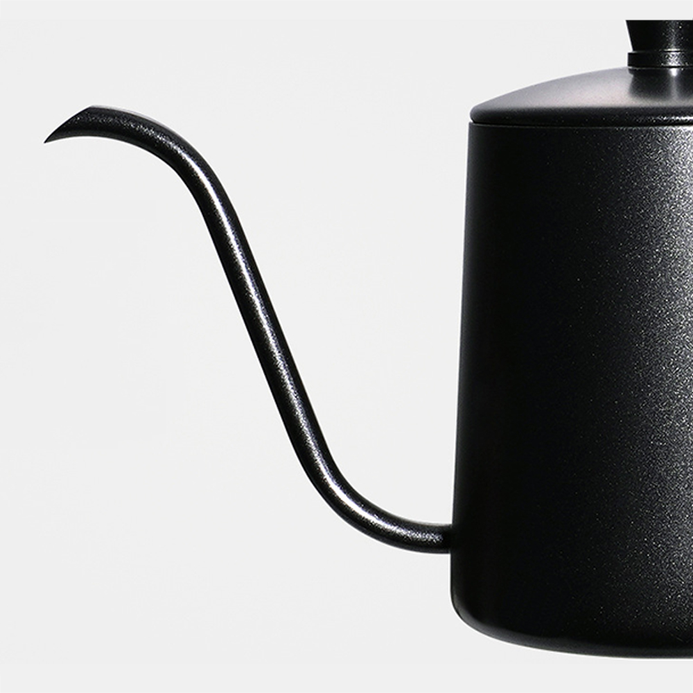 Stainless Steel Hand Brewed Coffee Gooseneck Pot 350ml / 600ml Coating Drip Pot