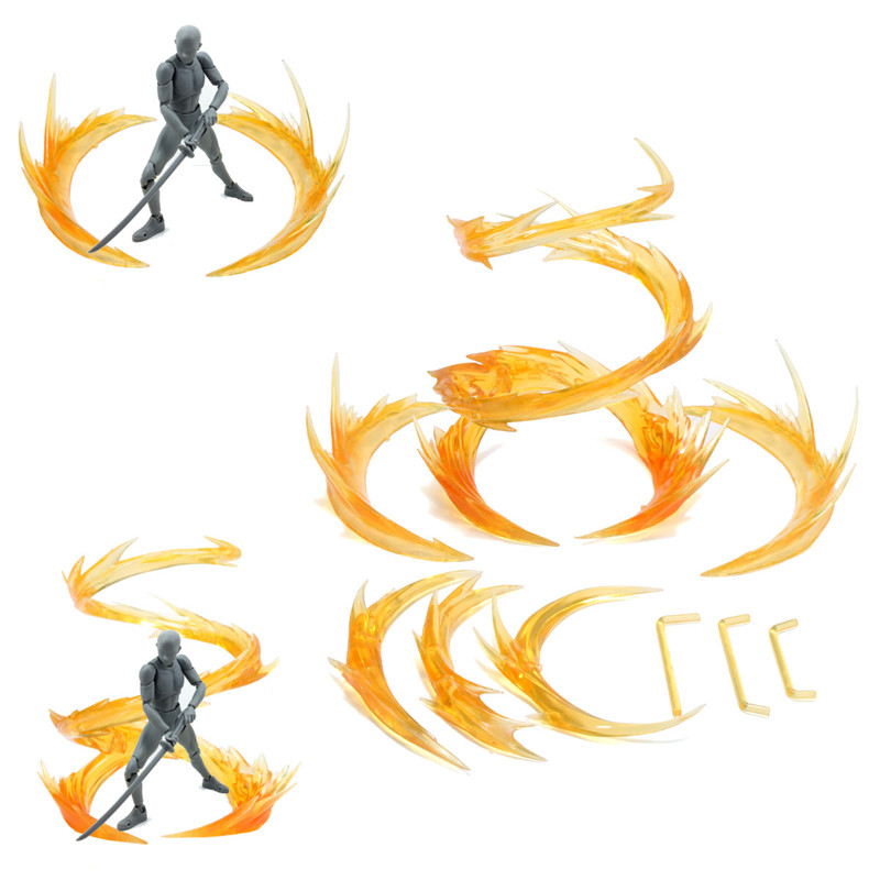 

Soul Effect Wind Yellow Action Figure For Tamashii Figma Saint Seiya Kamen Rider
