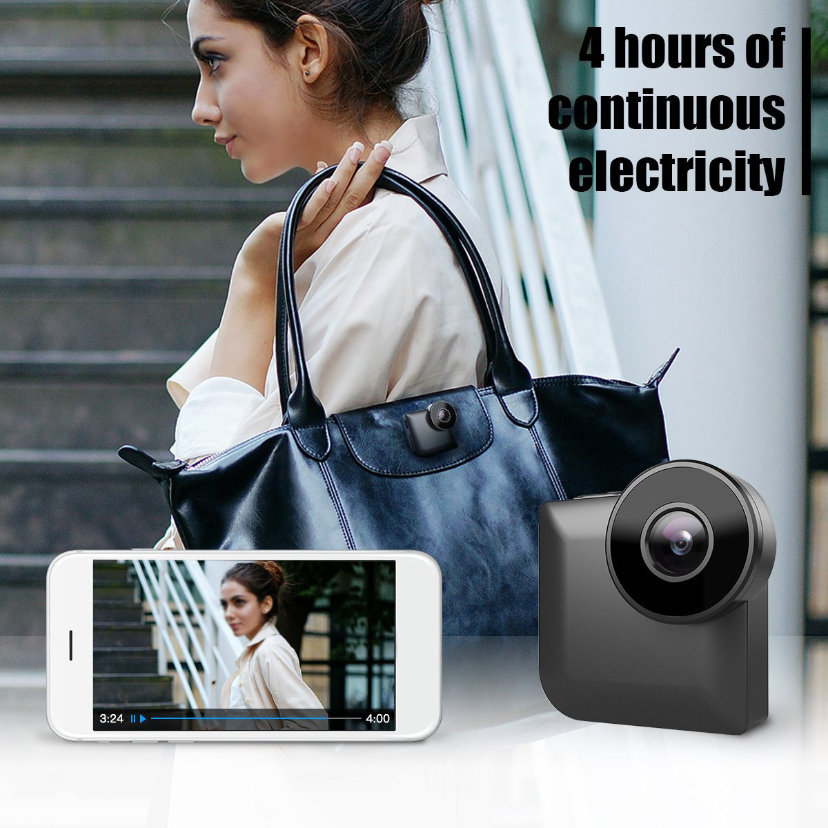 WiFi 140° Wide-angle 720P Camera Motion Detection Remote Intelligent Infrared IP Wireless HD Camera 69