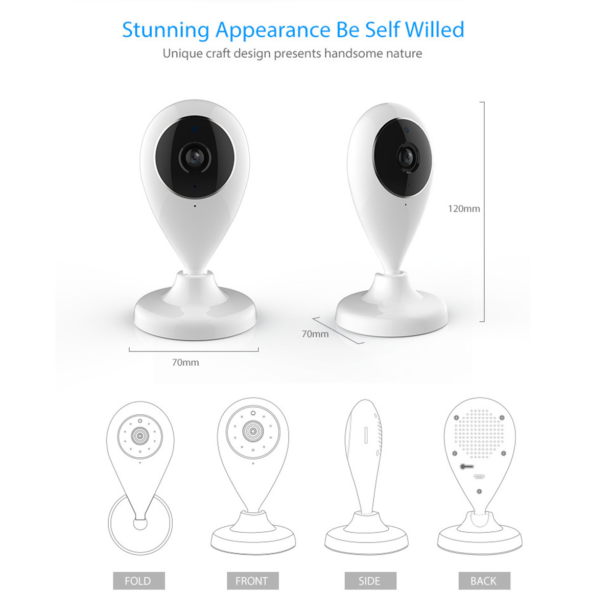 WIFI Security IP Camera HD 720P Wireless Smart Night Vision Home Baby Monitor 13