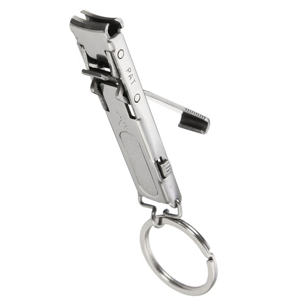 Key Ring Ultra Thin Nail Clipper Pedicure Manicure Care Tool Light Weight Cutting Compact Cutter