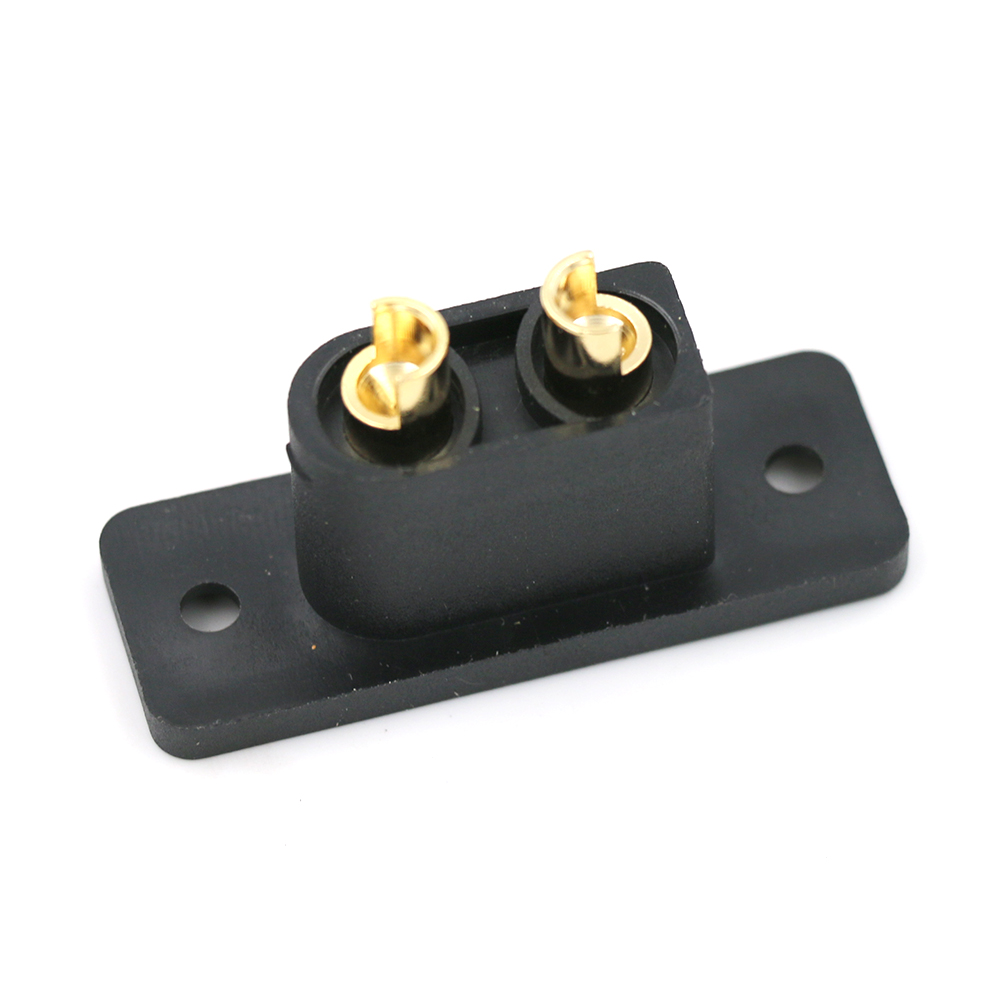 Amass XT90E-M Brass Gold Plated Battery Plug Fixed Black XT90E Male Connector for  RC Electric Vehicle Balance Car