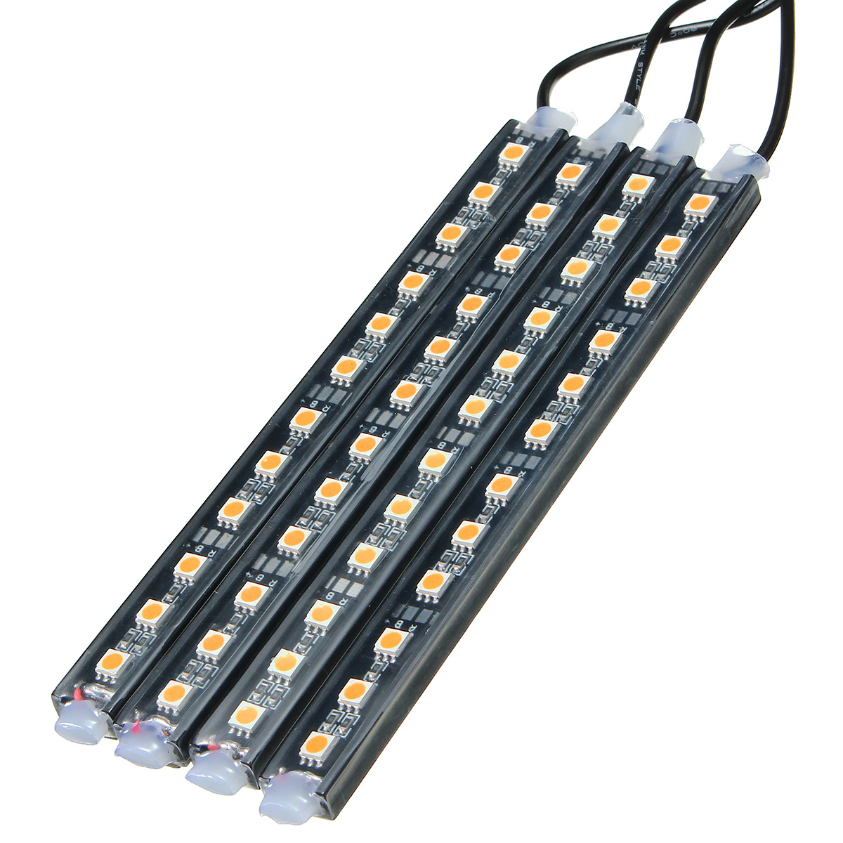 GLIME 12V 48LED 5050smd Car Decorative Atmosphere Light Strips SUV Interior Footwell Neon Lamp