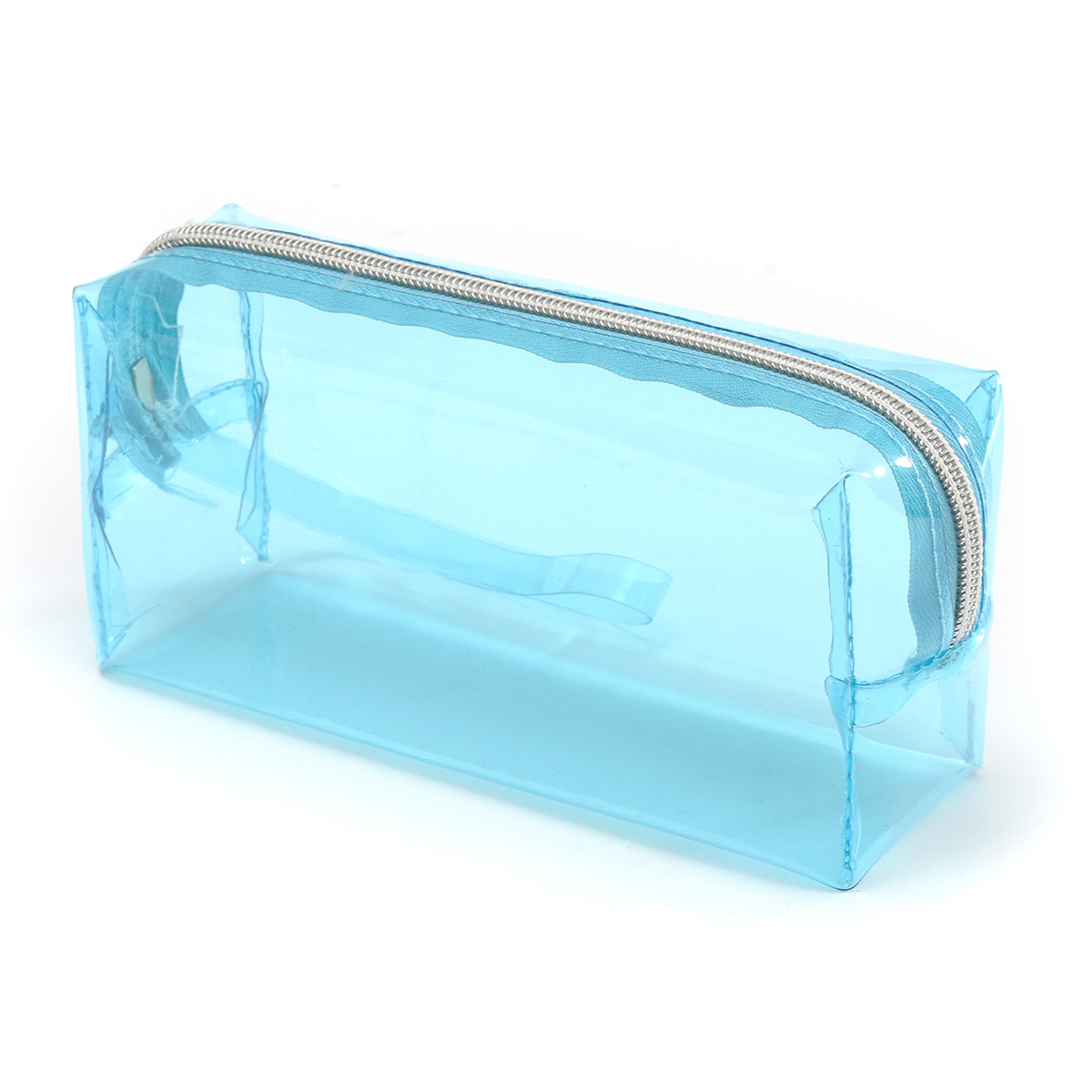 Clear Cosmetic Bags Pouch Zipper Toiletry Multifunctional Plastic PP Bag Lady Makeup Case L Size