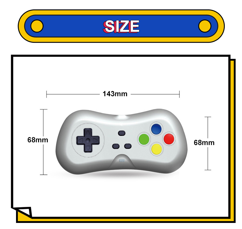 620 Games 2.4 Wireless Classic TV Game Console Portable Game Player Support Dual Players
